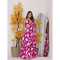 Vestido Longo Decote Argola: Elegância e Conforto - imagem 4