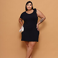 Vestido de Festa Curto Preto: Elegância e Conforto! - imagem 1