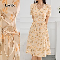 Vestido de Renda Lovito: Elegância Coral - imagem 1