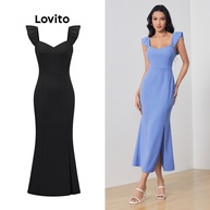 Vestido Elegante Babado: Seu Look Perfeito! - imagem 1