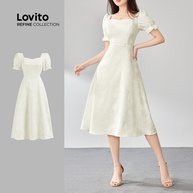 Vestido Elegante com Zíper: Sofisticação Lovito - imagem 1