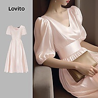Vestido Elegante Lovito: Brilho e Estilo! - imagem 1