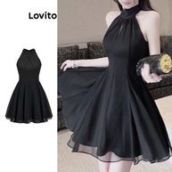 Vestido Elegante Lovito: Sofisticação e Conforto - imagem 1