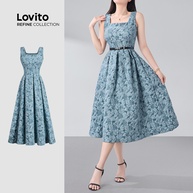 Vestido Floral Azul: Elegância e Conforto - imagem 1