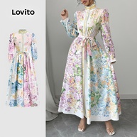 Vestido Floral com Botão: Elegância Casual - imagem 1
