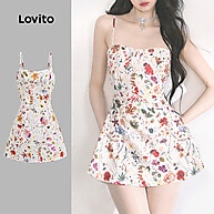 Vestido Floral Lovito: Estilo Casual e Elegante - imagem 1