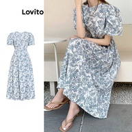 Vestido Floral Lovito: Estilo Casual e Moderno - imagem 1