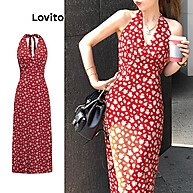 Vestido Floral Plissado Lovito: Romance e Elegância - imagem 1
