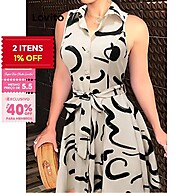 Vestido Floral Plus Size: Elegância para o Outono/Inverno - imagem 1