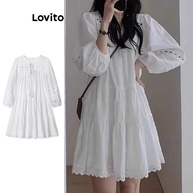 Vestido Franzido Lovito: Elegância Casual - imagem 1