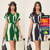 Vestido Geométrico Lovito: Estilo e Conforto! - imagem 1