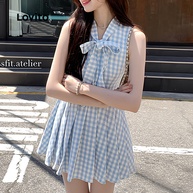 Vestido Gingham Lovito: Elegância Casual - imagem 1