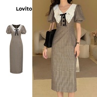 Vestido Gingham Lovito: Elegância e Conforto - imagem 1