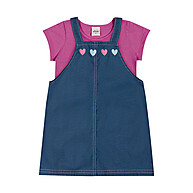 Vestido Infantil Corações Elian: Estilo e Conforto! - imagem 1