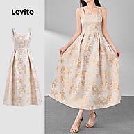 Vestido Jacquard Retrô: Elegância em Cores Morandi - imagem 1