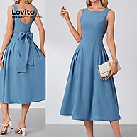 Vestido Jeans Lovito: Estilo e Conforto! - imagem 1