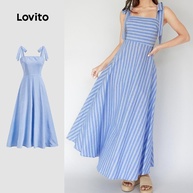 Vestido Listrado Lovito: Casual e Fresco! - imagem 1