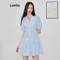 Vestido Listrado Lovito: Elegância Casual - imagem 1