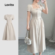 Vestido Lovito Azul: Elegância Casual para o Verão - imagem 1