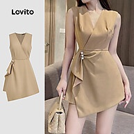 Vestido Lovito Cáqui: Elegância e Conforto - imagem 1