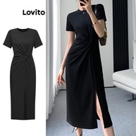 Vestido Lovito: Elegância Casual com Nó Frontal - imagem 1