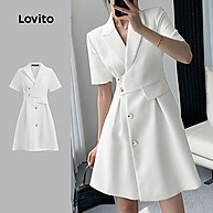Vestido Lovito Elegante: Assimétrico e Moderno - imagem 1