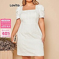 Vestido Lovito Elegante com Amarração nas Costas - imagem 1