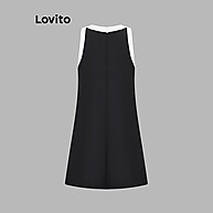 Vestido Lovito Elegante com Blocos de Cores - imagem 1