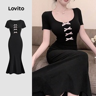 Vestido Lovito Elegante: Laço & Cores 🌸 - imagem 1