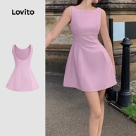 Vestido Lovito Elegante: Sem Costas e Perfeito! - imagem 1