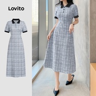 Vestido Lovito Préppy: Estilo e Conforto! - imagem 1