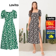 Vestido Midi Floral: Elegância e Conforto! - imagem 1