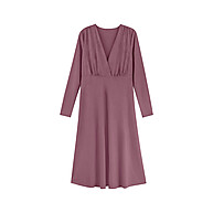 Vestido Midi Suede Roxo: Elegância Sem Esforço - imagem 1