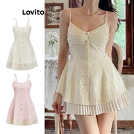 Vestido Plissado Lovito: Elegância Casual para o Verão - imagem 1