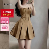 Vestido Plissado Lovito: Elegância e Conforto - imagem 1
