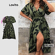 Vestido Plus Size Floral Lovito – Elegante e Confortável para Verão - imagem 1