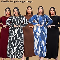Vestido Plus Size Longo: Elegância e Conforto! - imagem 1