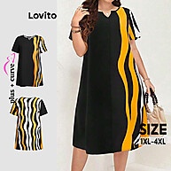 Vestido Plus Size Lovito: Elegância e Cores! - imagem 1