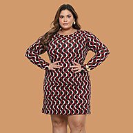 Vestido Plus Size Manga Longa: Conforto e Estilo! - imagem 1