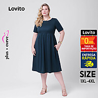 Vestido Plus Size Midi: Conforto e Estilo! - imagem 1