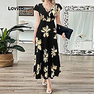 Vestido Preto Lovito: Elegância Casual para o Verão - imagem 1