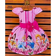 Vestido Princesa com Borboletas para Festa Infantil - imagem 1