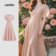 Vestido Rosa Lovito: Elegância e Conforto! - imagem 1