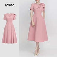 Vestido Rosa Lovito: Elegância para Primavera/Verão - imagem 1