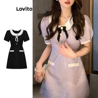 Vestido Roxo Bufante Lovito: Elegância Casual - imagem 1