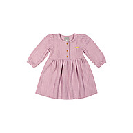 Vestido Tricô Bebê Menina: Elegância Rosa! - imagem 1