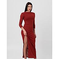 Vestido Tricot Midi Vermelho: Elegância e Conforto - imagem 1