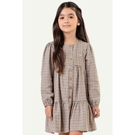 Vestido Xadrez Infantil: Estilo e Conforto! - imagem 1