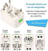 Adaptador Tomada Universal Bivolt: Conecte-se em +150 Países | Viagem Sem Preocupações - imagem 3