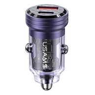 Carregador Veicular MPOWER 45W Púrpura: Carregamento Rápido e Design Moderno para Sua Viagem - imagem 1